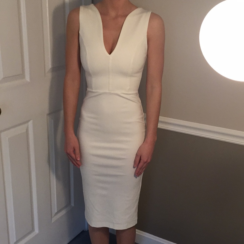 Quite Spectacular Ivory Midi Dress